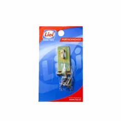 LIOI - Portacandado 915 1 1/2'' zincado c/tornillos display 1 unidad