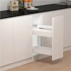 KUTZ - Especiero extraible para muebles 300mm blanco