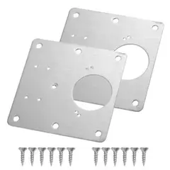 KUTZ - Placa metálica para reparación bisagra 2 Pcs