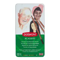 DERWENT - Caja de Lápices Acuarela Skin 12 Colores - Academy