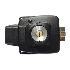 SCANAVINI - Cerradura sobreponer acceso reja electrica negro 2050-CI