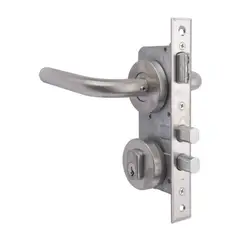 SCANAVINI - Cerradura embutida acceso acero inoxidable 2 manillas L 1080960