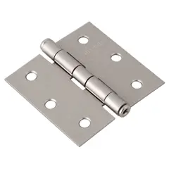 POLI - Bisagra 3x3 acero niquel satin 3un