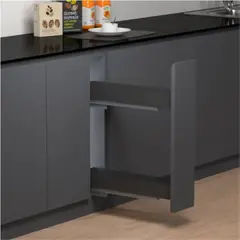 KUTZ - Especiero extraible para muebles 150mm antracita