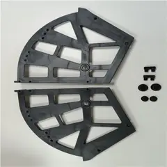 KUTZ - Set zapatero plástico 3 niveles color negro