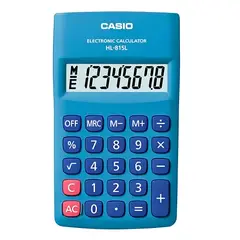 CASIO - Calculadora Hl-815l-Bu De Bolsillo