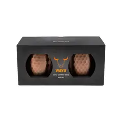 WAYU - Set 2 Mugs De Cobre Tragos Moscow Mule Mojito Bar