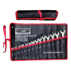 GENERICO - Juego De Llave Combinada Punta Corona 14 Pcs