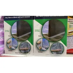 GENERICO - Set de Burletes Adhesivos Aislantes para Puertas y Ventanas