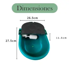 GENERICO - Bebedor Automático Verde Animales Granja Y Domésticos Cabras Ovejas