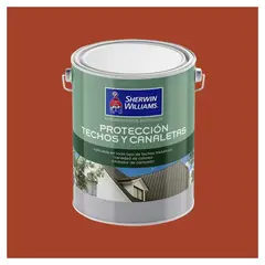 SHERWIN WILLIAMS - Pintura para techo rojo oxido 1 galon