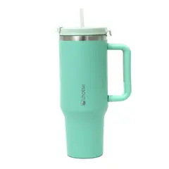 LHOTSE - Vaso Térmico Tumbler 1180ml Acero Inoxidable con Tapa - Verde claro