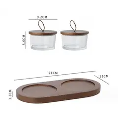 CAP DOR - Set Especieros Doble Tapa de Madera