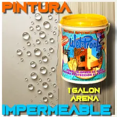WETPROOF - PINTURA IMPERMEABLE PROTECTOR PARA MADERA EXTERIOR ARENA WETCO® 1 GAL