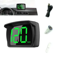 KUANGYE - Medidor Velocidad Velocímetro Digital Usb Kmh Mide Por Gps