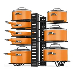 GENERICO - Organizador De Ollas Y Sartenes De Cocina De 8 Niveles