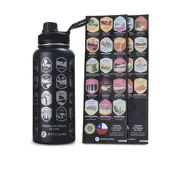 ATAKAMA OUTDOOR - Botella Agua 1lt Térmica Tesoros de Chile