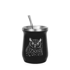 ATAKAMA OUTDOOR - Mate Inoxidable - 160 ml - Incluye Bombilla