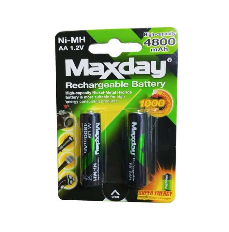 2 Pilas Recargables Aa Pila Aa 2 Pilas 4800mah Recargables