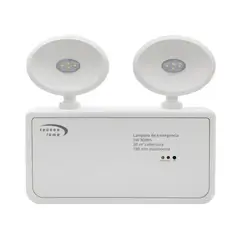 TECHNOLAMP - Lampara de Emergencia 2 Focos Recargable 300LM 30MT2