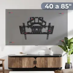 LINE - Soporte TV 40 a 85 Pulgadas 50Kg Soporte TV Pared Ajustable