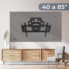 LINE - Soporte TV 40 a 85 Pulgadas 50Kg Soporte TV Pared Ajustable