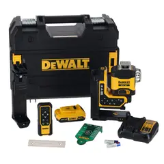 DEWALT - Láser haz verde con control remoto 3x360° DCLE34035D1
