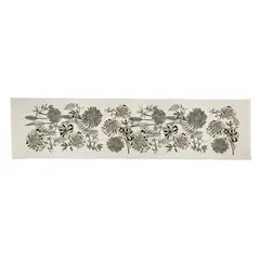 TUYO PRINT - Camino de Mesa Ebano - Linet Natural -