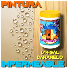 WETPROOF - PINTURA IMPERMEABLE MADERA EXTERIOR PROTECTOR CARAMELO WETCO 1-4 GALON
