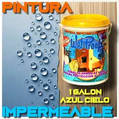 WETPROOF - PINTURA IMPERMEABLE MADERA EXTERIOR PROTECTOR AZUL CIELO WETCO® 1GALON
