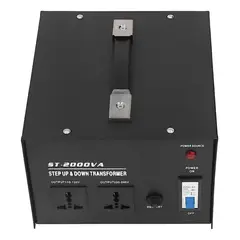 GENERICO - Transformador Voltaje 110v - 220v De 2000 Watts
