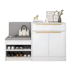 CRUSEC - Zapatero Con Armario Cajon 1102480CM Organizador Moderno