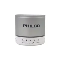 PHILCO - Mini Parlante Portátil Bt 3W USB FM P295 Plata