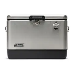 COLEMAN - Cooler Reunion 54 Qt / 51 Lt Acero Inoxidable