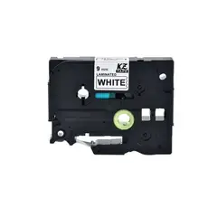 EON - Cinta Blanca Para Brother Tze-221 Rotuladora 9mmx8m
