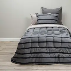 ROSEN - Plumón Soft Touch Alonso Black 1,5 Plazas