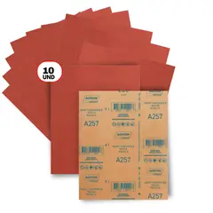 NORTON - Pack 10 Lijas para Madera A-257 G100 en Seco
