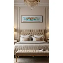 DEKAM DISEÑO - Cuadro Decorativo Flor 146x50 cms