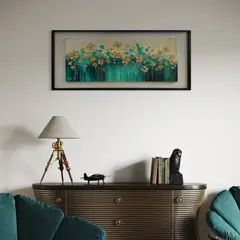 DEKAM DISEÑO - CUADRO DECORATIVO DISEÑO ARIAN FLORES  127x57 cms