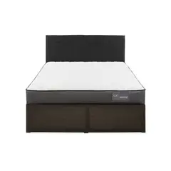 CIC - CAMA IRON SMART ANATOMIC 2 PLAZAS+RESPALDO BLACK + FALDON