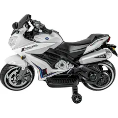 LITTLE MONKEY - Moto Eléctrica Infantil Deportiva 12v Luces Y Música