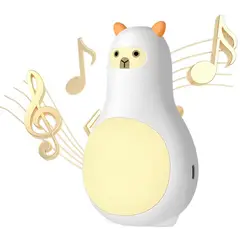 GENERICO - Ruido Blanco para Bebés Alpaca con Lámpara LED + 26 Sonidos Relajante