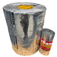 GENERICO - Cinta Tapagoteras Aluminio Reforzado Aquaband 15cm X 25mt Súper Rollo