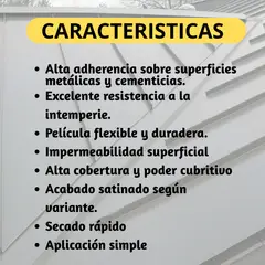 KENT - Pintura para techos Acrizinc Tineta Azul Pizarra