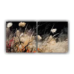 GENERICO - Cuadro Hermoso Para Oficina Granos De Arroz En 100x50 Cm