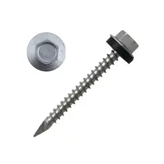 GENERICO - Tornillo Hexagonal Punta Espada 12x1 1/2 pulgadas 100 unidades