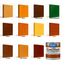 KENT - KENTSTAIN- impregnante protector para maderas 14 Galon Roble