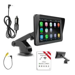 KUANGYE - Radio Pantalla 7 Portatil Compatible Con Carplay Y Android