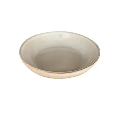 IMAHE - Set 6 Bowl Redondo Ceramica 218X5 Cm Beige Linea Oslo