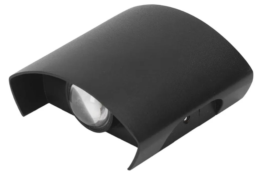 APLIQUE LED 2*1W NEGRO IP54 3000k